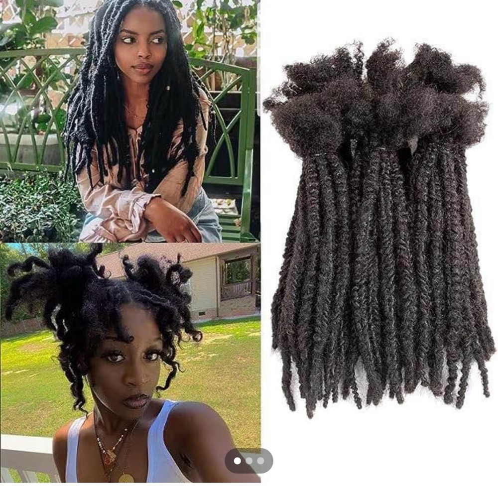 Human hair textured dreadlocks